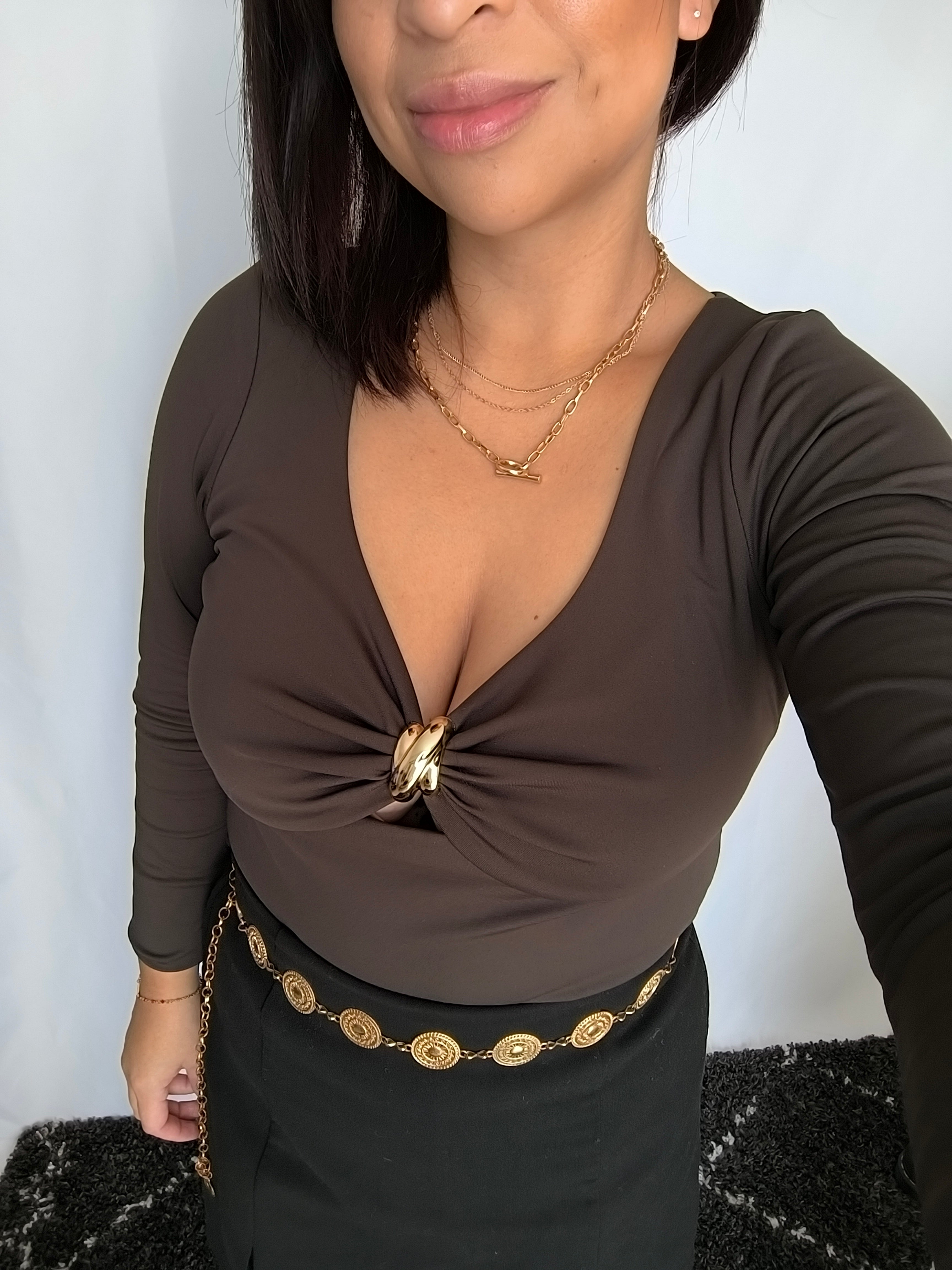 Sous pull décolleté