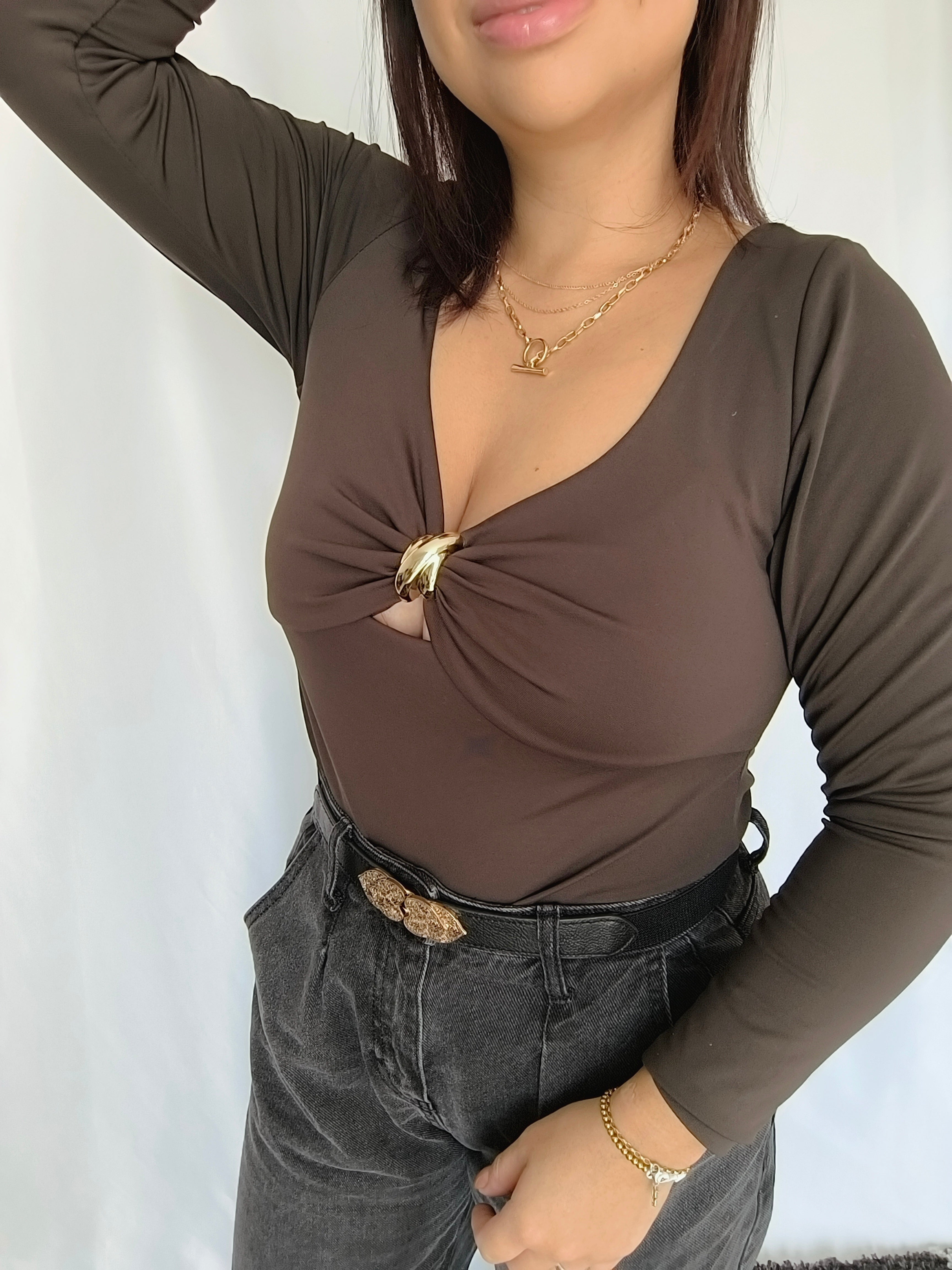 Sous pull décolleté